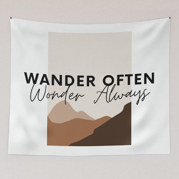 Item preview, Wander Often, Wonder Always designed and sold by Harvey Bell.