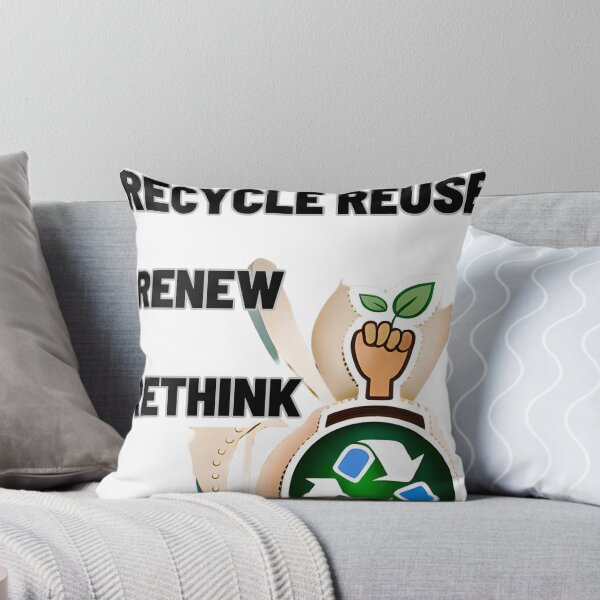 Aperçu de l'œuvre recycle reuse renew rethink , quote créée et vendue par Modefissi.