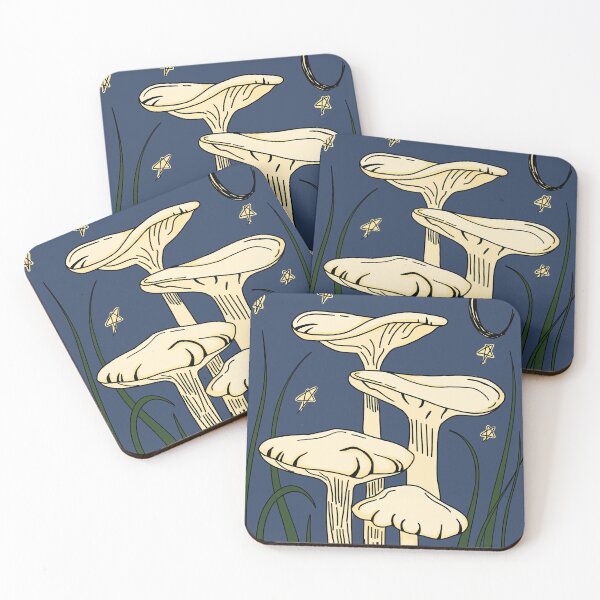 Item preview, dark forest mushrooms designed and sold by hazel-bt.