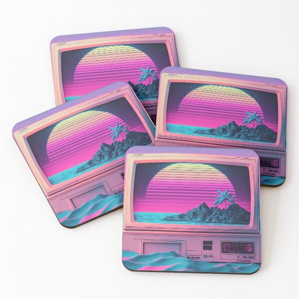 Item preview, Static Memories: A Vaporwave Tribute to TV Nostalgia designed and sold by Mullet Monkey.