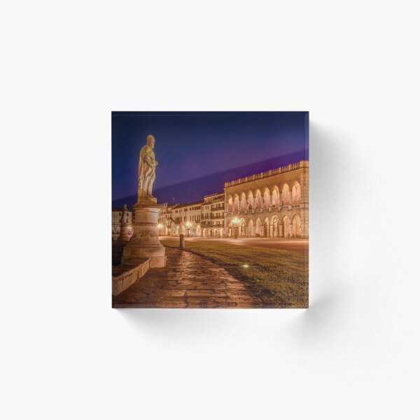 Prato della Valle, Padova, Italy Acrylic Block
