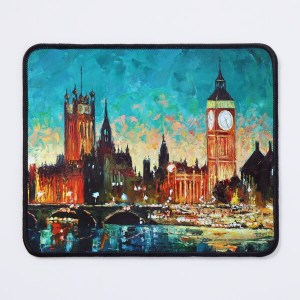 Artikelvorschau, Skyline von London mit Big Ben entworfen und verkauft von NatashaMylius.