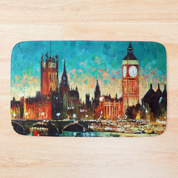 Item preview, London skyline with Big Ben designed and sold by NatashaMylius.