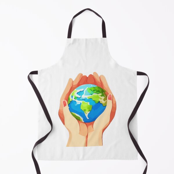 Item preview, Illustration of hands holding Earth to celebrate Earth Day designed and sold by amithachapa.