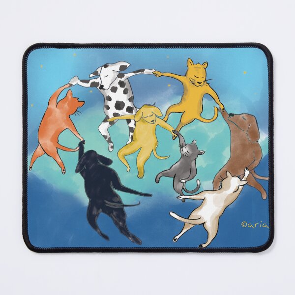Item preview, DANCING CATS & DOGS designed and sold by AriaPinkBubble.
