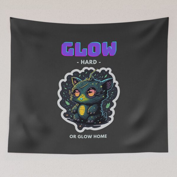 Item preview, Glow Hard or Glow Home designed and sold by PopPizzazz.