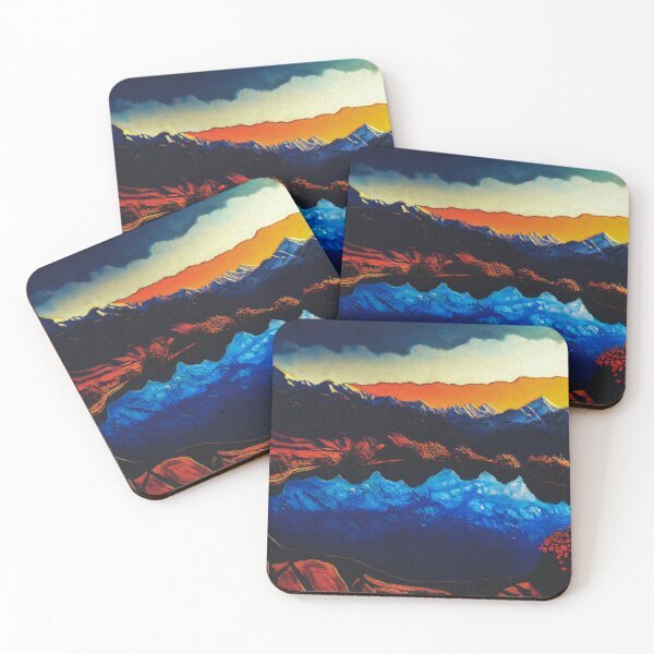 Item preview, The Golden Evening at Hen - Nature Landscape designed and sold by Kijiermono.