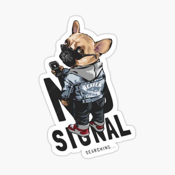 Vista previa del artículo con la obra «un pug», diseñado y vendido por MinnaRuan.