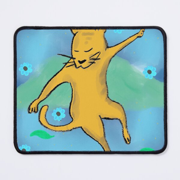 Item preview, Dancing Cat of Spring designed and sold by AriaPinkBubble.