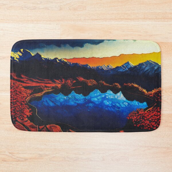 Item preview, The Golden Evening at Hen - Nature Landscape designed and sold by Kijiermono.