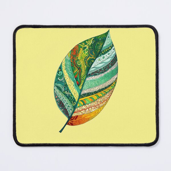 Item preview, Leaf with ethnic pattern designed and sold by Natalia-Van-R.