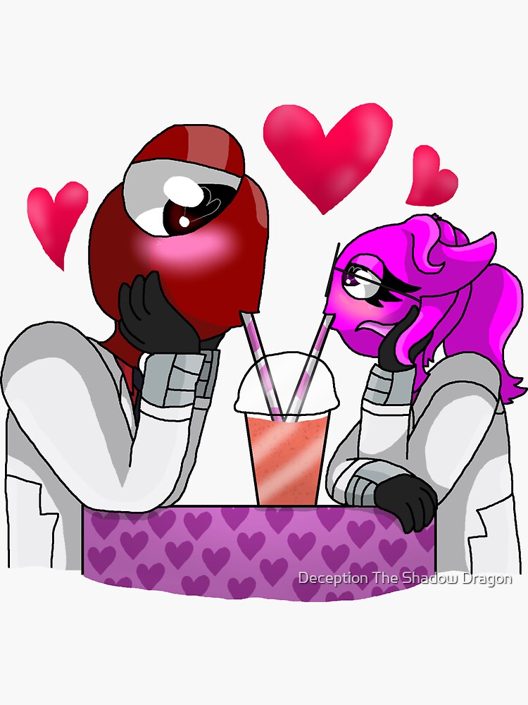Red X Magenta (Rainbow Friends OC X Canon) Sticker for Sale by Deception  The Shadow Dragon
