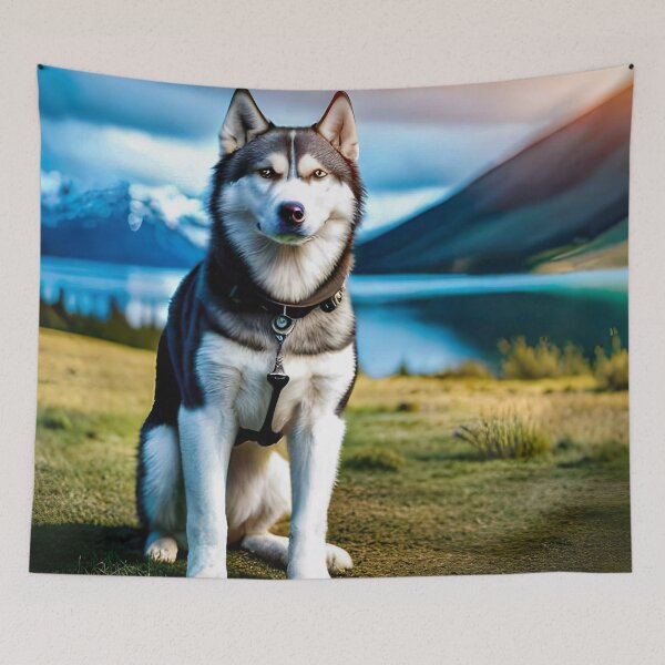 Item preview, The Loyal Siberian Husky designed and sold by Printframes.