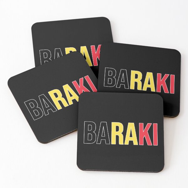 Item preview, Baraki, belgian expression in black yellow red designed and sold by PausePapote.