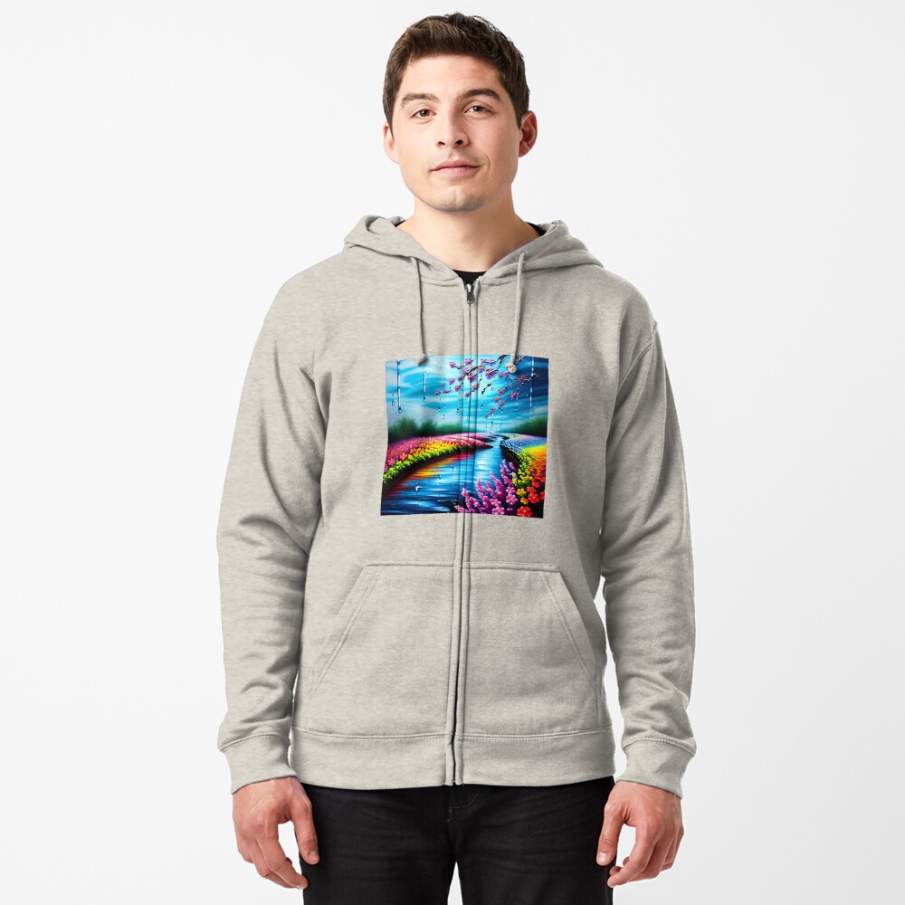 Item preview, Zipped Hoodie designed and sold by Aiartshops.