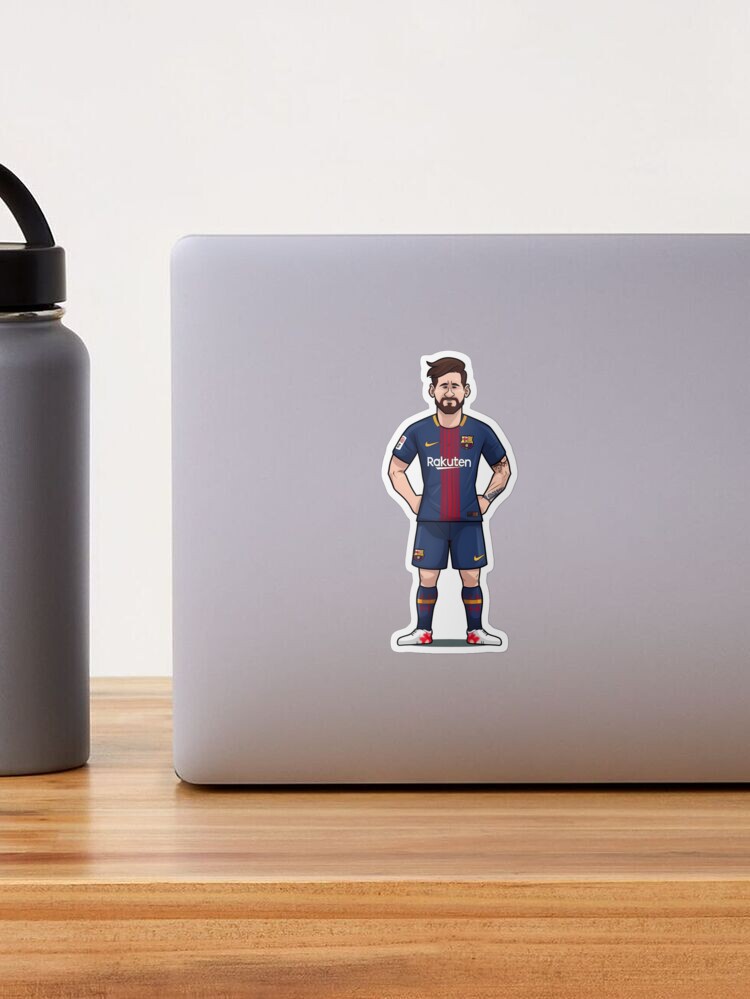 Lionel Messi and Cristiano Ronaldo's Friendship Sticker for Sale