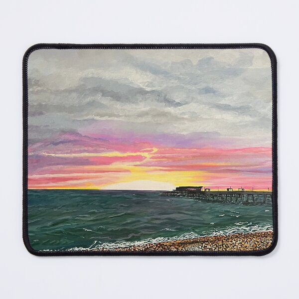 Item preview, Original artwork of Deal Pier with sunset designed and sold by shaz141.