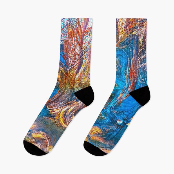 Item preview, Blue and Shades of Brown Abstract designed and sold by AussieAl.
