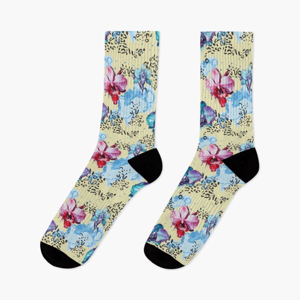 Item preview, Orchid. Tropical Flowers Seamless Pattern. Pattern tiger designed and sold by Anastasiia Yurevych.