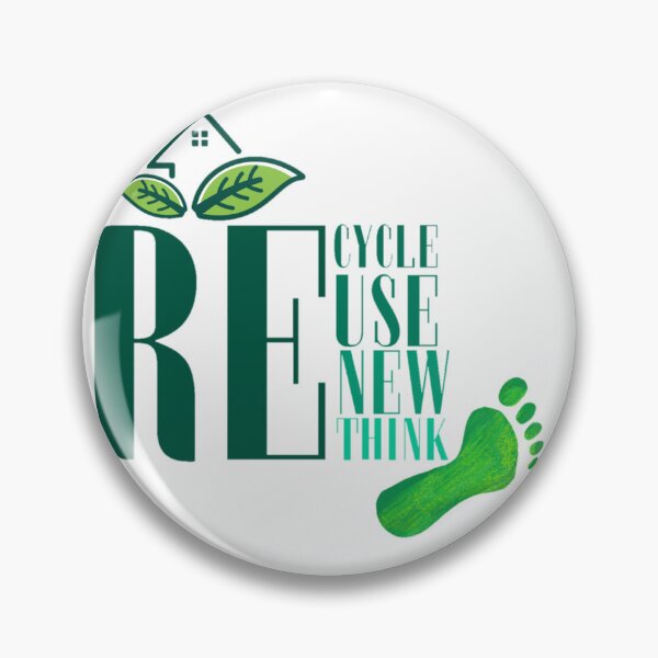 Item preview, Recycle Reuse Renew Rethink designed and sold by Wild-Rose-.