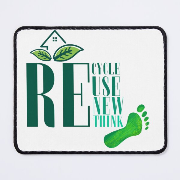 Item preview, Recycle Reuse Renew Rethink designed and sold by Wild-Rose-.
