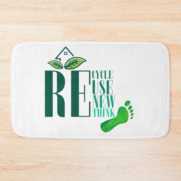Item preview, Recycle Reuse Renew Rethink designed and sold by Wild-Rose-.