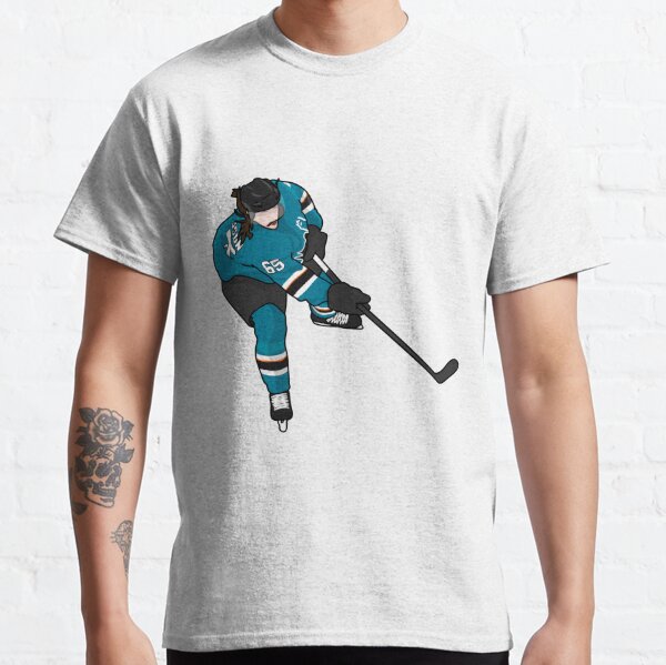 NHL Youth San Jose Sharks Erik Karlsson #65 Teal Player T-Shirt