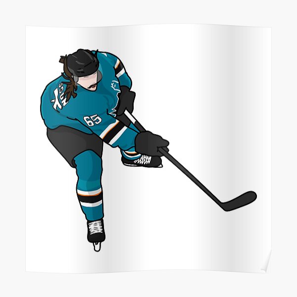 Download Erik Karlsson Fanart Poster Ottawa Senators Ice Hockey Wallpaper