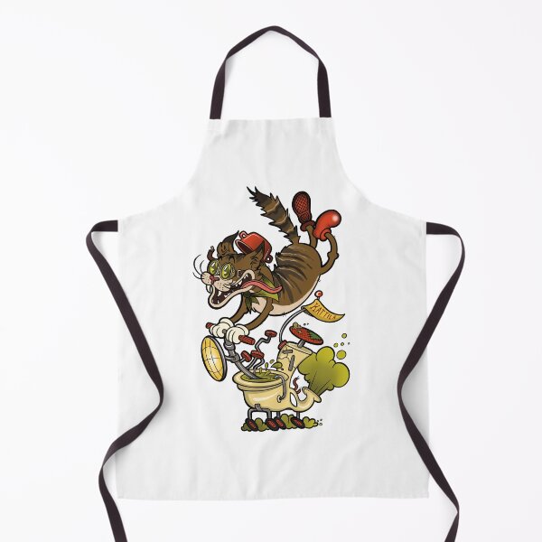 Item preview, Crazy cat riding a toilet moped designed and sold by gearstersticker.