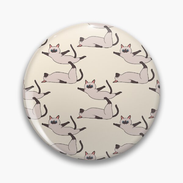 Item preview, Acroyoga Siamese Cat designed and sold by Huebucket.