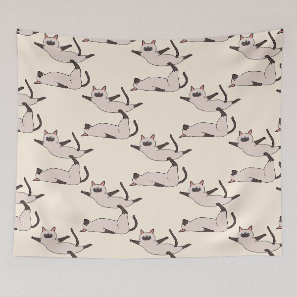 Item preview, Acroyoga Siamese Cat designed and sold by Huebucket.