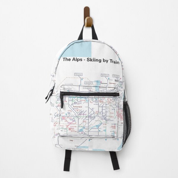 Item preview, The Alps - Rail map designed and sold by 2theAlps.