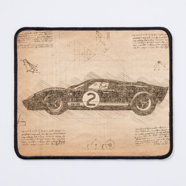 Item preview, Da Vinci Sketch Art FordGT40 - Vintage designed and sold by Rayyanz.