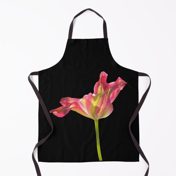 Item preview, 1 red-green tulip with a black background designed and sold by Binas-gallery.