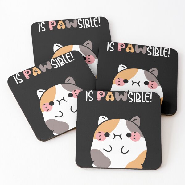 Item preview, Cute Kawaii Chubby Chonky Calico Cat - Everything you want is possible designed and sold by Annisa Yuwanda.