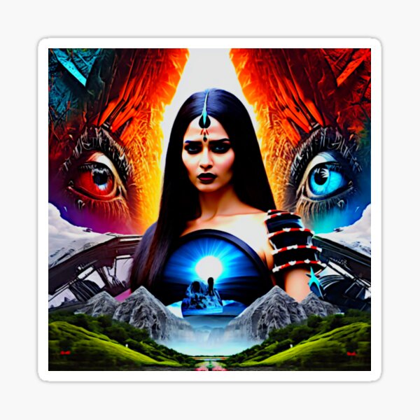 Cyborg Women Sticker