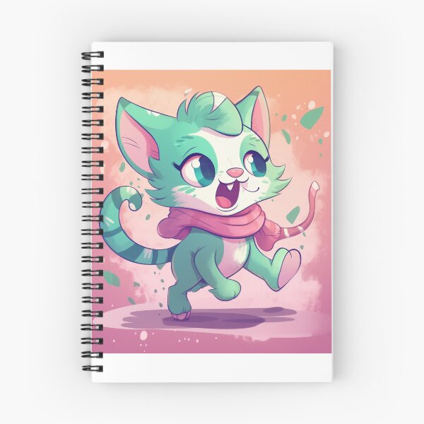 Item preview, Cute Cartoon Kitty Print designed and sold by lessyun.