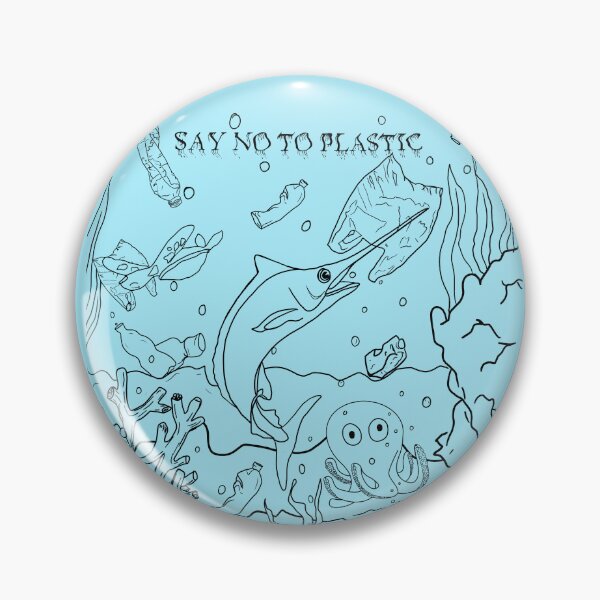 Item preview, Say no to Plastic, Environment, Awareness compaigns designed and sold by saimzgraphics.