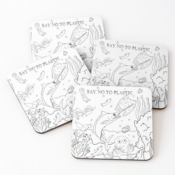 Item preview, Say no to Plastic, Environment, Awareness compaigns designed and sold by saimzgraphics.