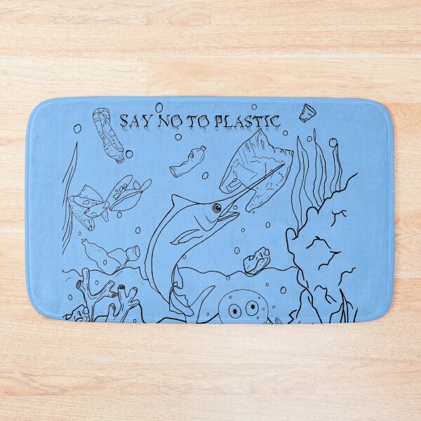 Item preview, Say no to Plastic, Environment, Awareness compaigns designed and sold by saimzgraphics.