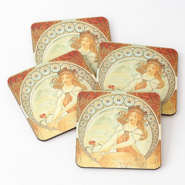 Item preview, Alphonse Mucha, Painting, Art Nouveau designed and sold by NouveauEra.
