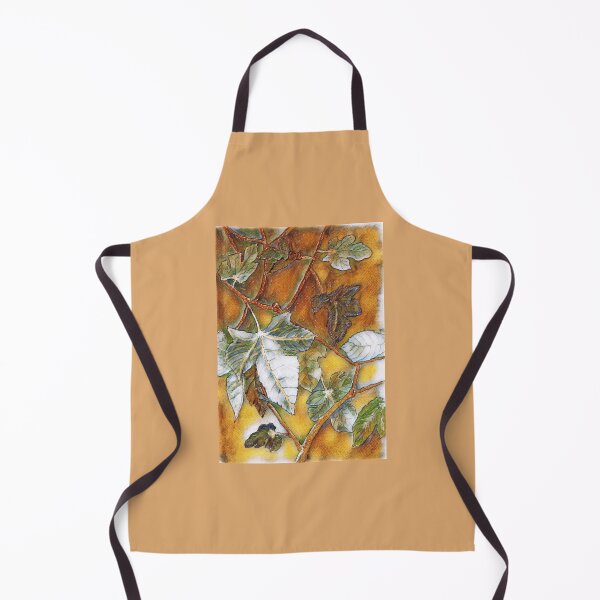 Item preview, Autumn coloured Fig Leaves designed and sold by lynfishwick.