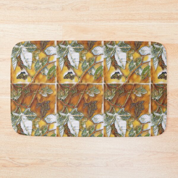 Item preview, Autumn coloured Fig Leaves designed and sold by lynfishwick.