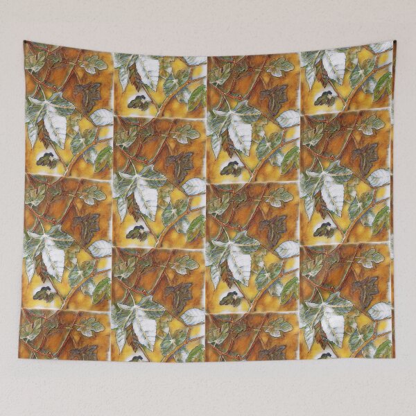 Item preview, Autumn coloured Fig Leaves designed and sold by lynfishwick.
