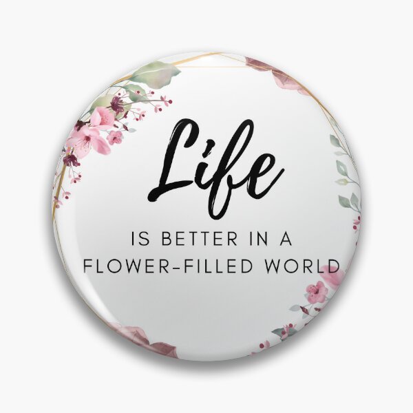 Item preview, Flower-filled World designed and sold by KinAndOlive.