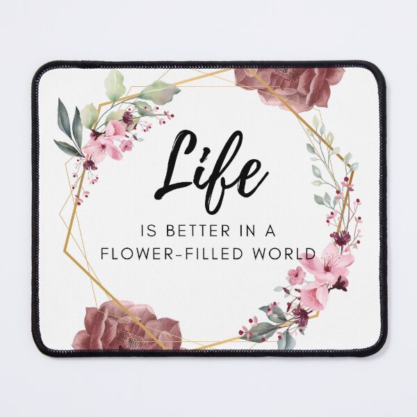 Item preview, Flower-filled World designed and sold by KinAndOlive.