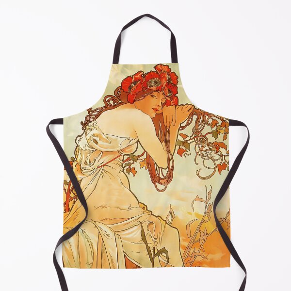 Item preview, Alphonse Mucha, Summer, 1896, Art Nouveau designed and sold by NouveauEra.