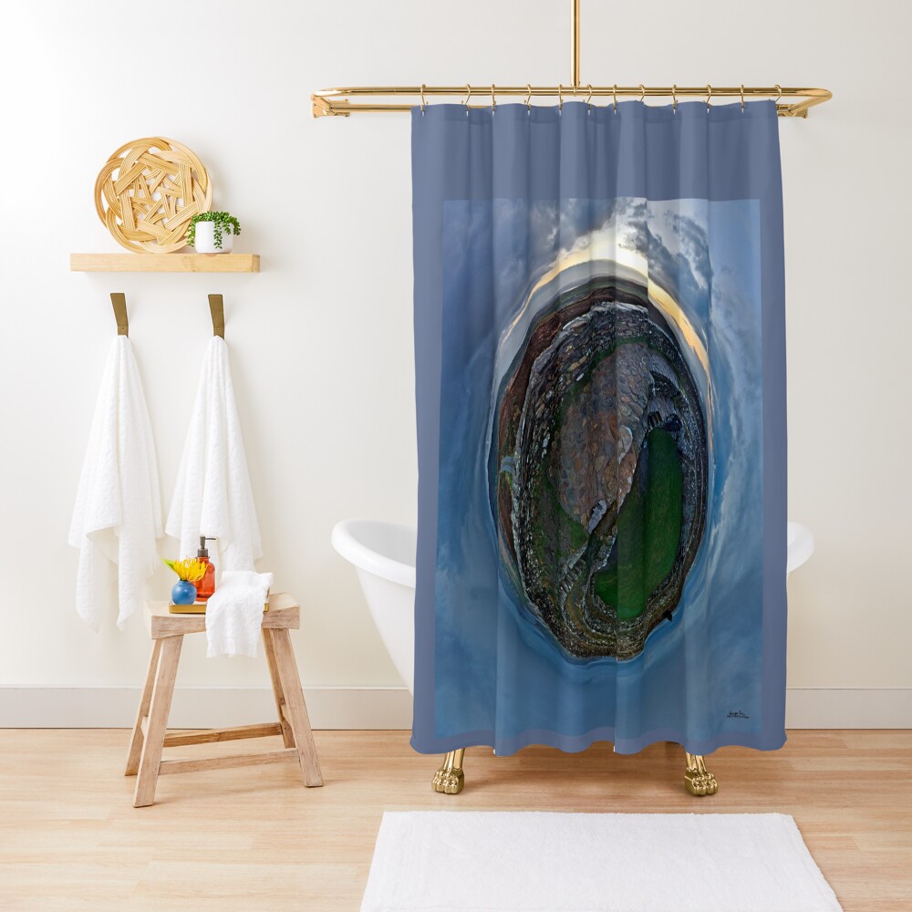 Winter Solstice Dawn over Grianan, Donegal, Ireland Shower Curtain