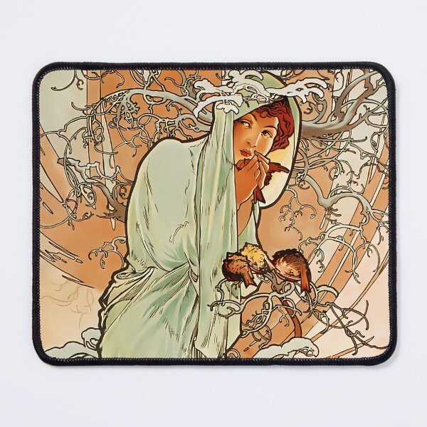 Item preview, Alphonse Mucha winter 1896 designed and sold by NouveauEra.