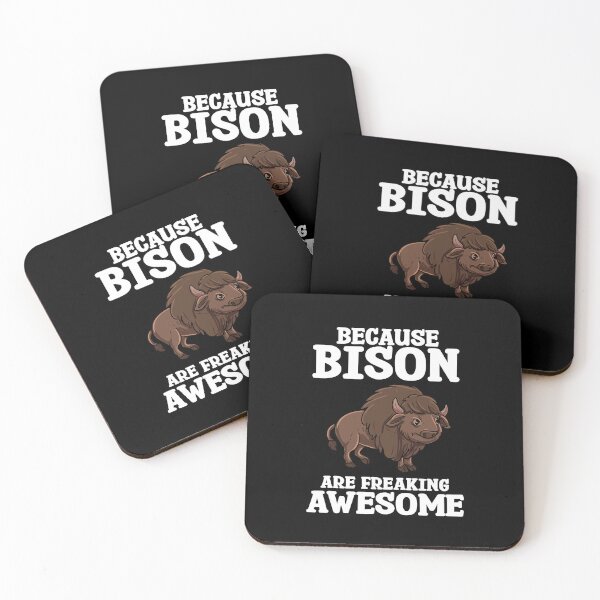 Item preview, Bison Cow Buffalo National Park Western Wildlife designed and sold by Pubi.